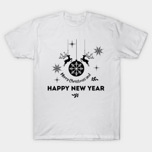 Merry Christmas And Happy New Year T-Shirt